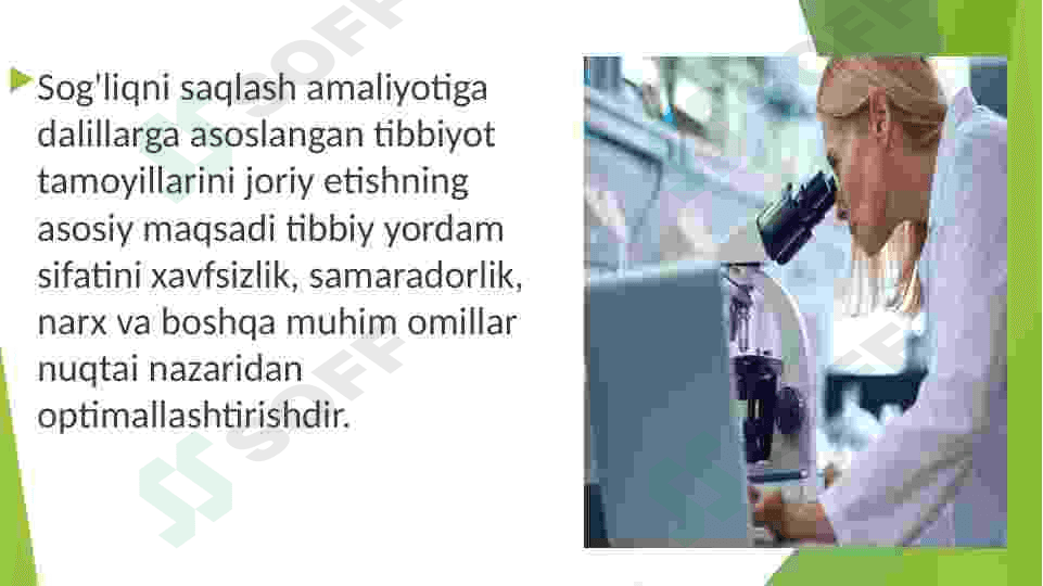 Dalillarga asoslangan tibbiyot tarixi va turlari 3