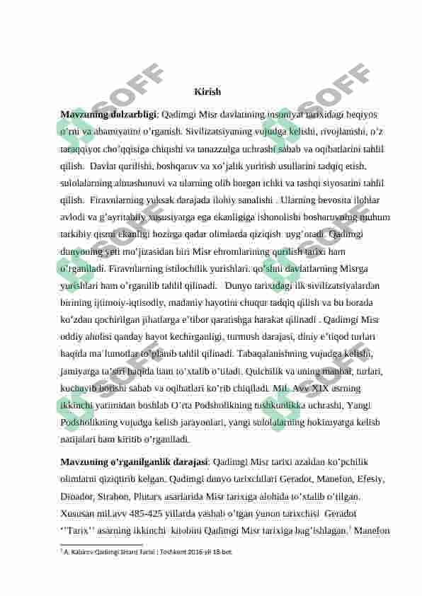 Misr qadimgi va oʻrta podsholik davrida 3