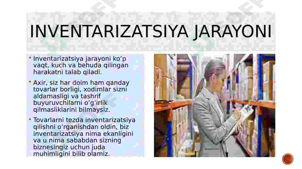 Inventarizatsiya darajasini rejalashtirish va nazorat qilish 3