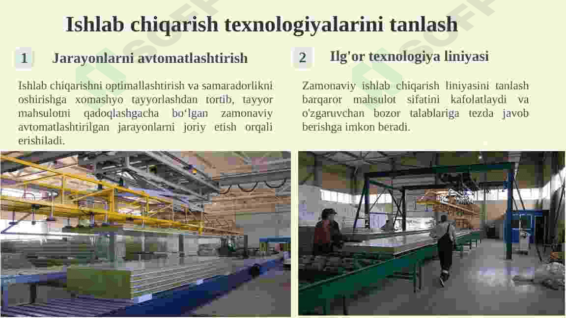 Uch qavatli devor panellarini ishlab chiqarish zavodini loyihalash 3