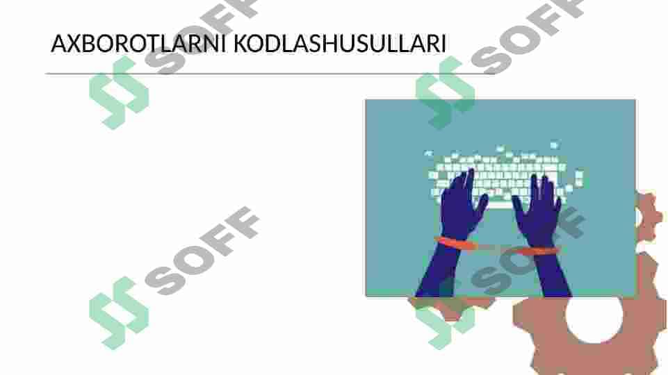 Axborotlarni kodlash turlari 3