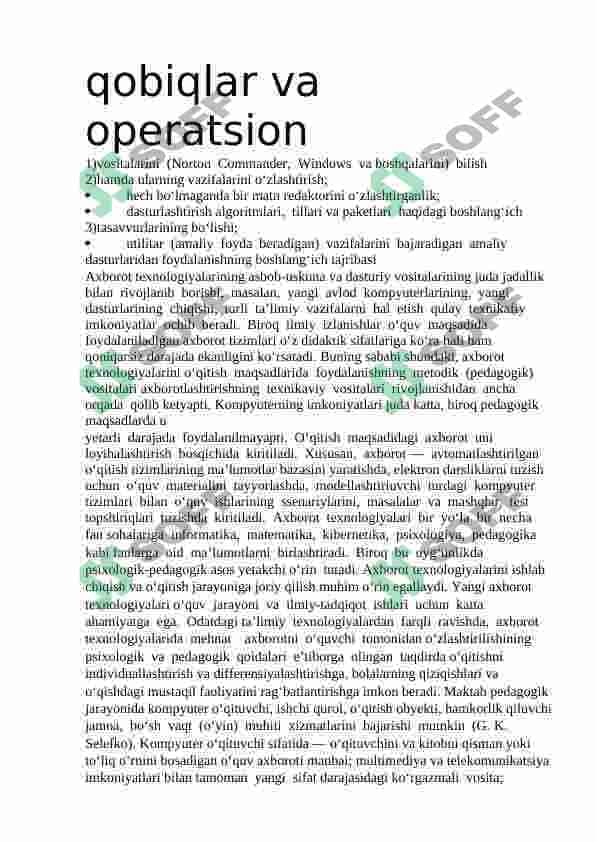 Internetda talim jarayonida foydalanishda bazi muammolar 3
