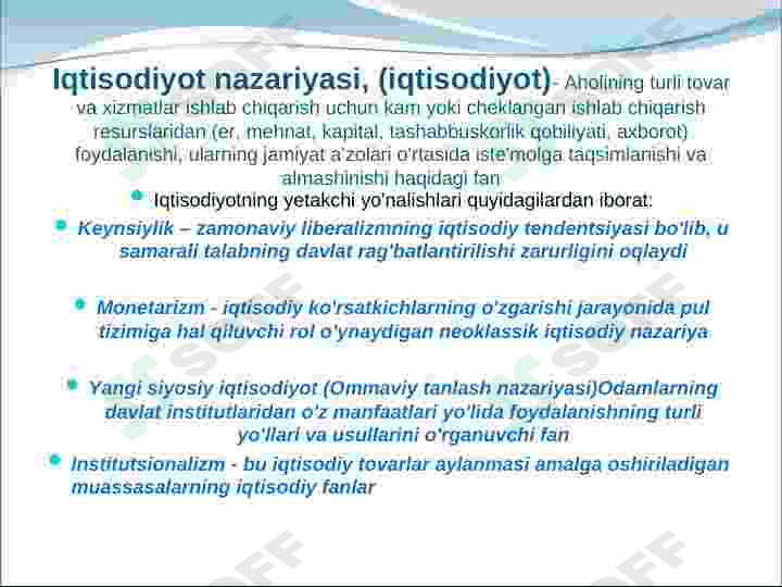 Iqtisodiyot nazariyasi 3