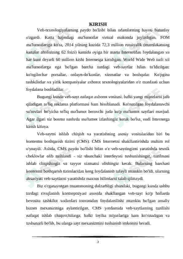 WordPressda ma'lumotlar bazasi bilan ishlash 3