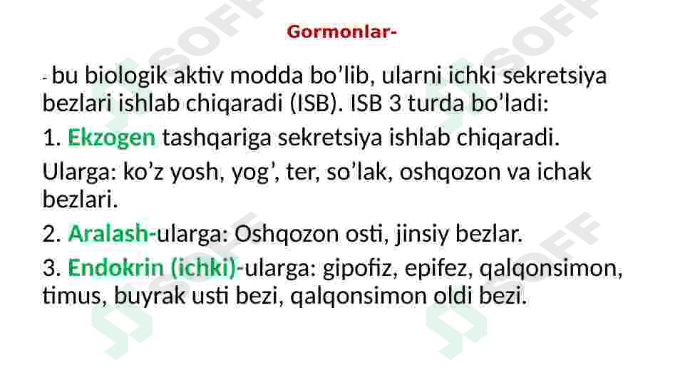 Endokrin sistemasi 3