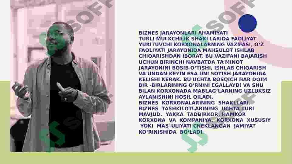 Biznes jarayonlari va ularni hisobga olish 3