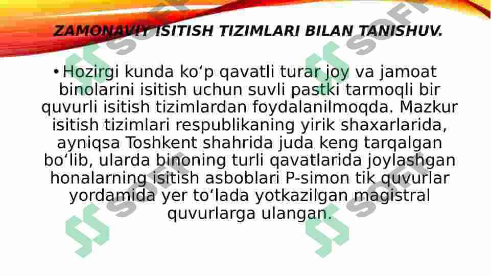 Zamonaviy isitish   tizimlari 3