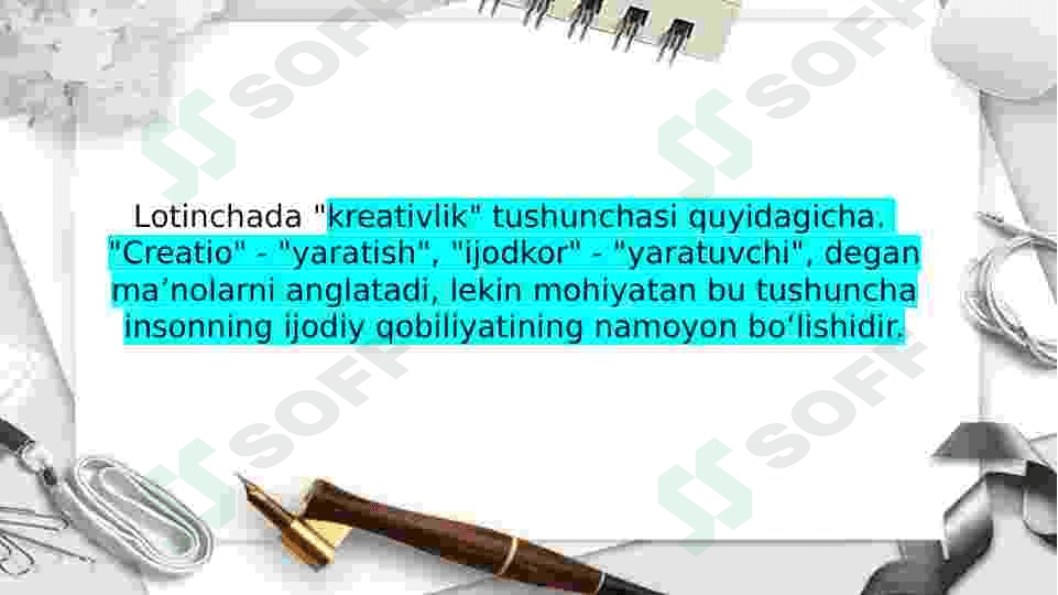 Pedagogik kreativlik va uning o`ziga xos jihatlari 3