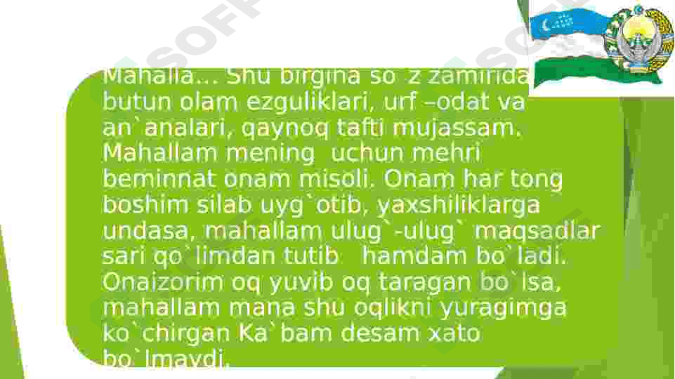 Mening mahallam-mening faxrim. 3