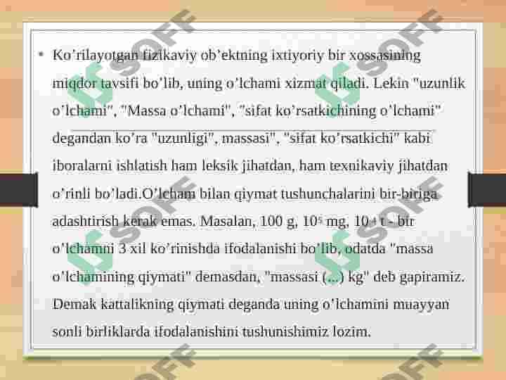 Birliklar va ular haqida umumiy malumotlar 3