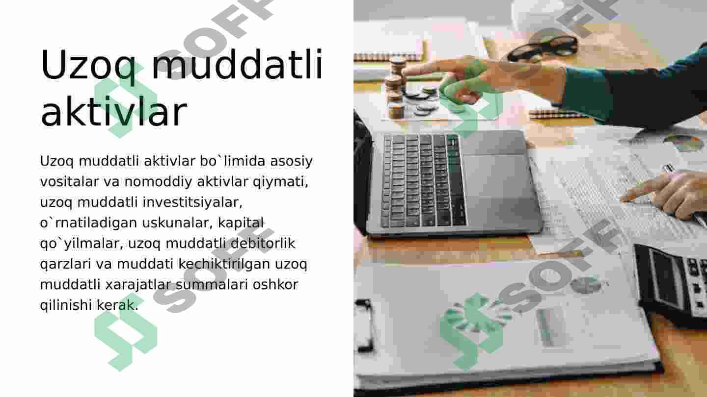 UZOQ MUDDATLI MODDIY AKTIVLAR HISOBI 3