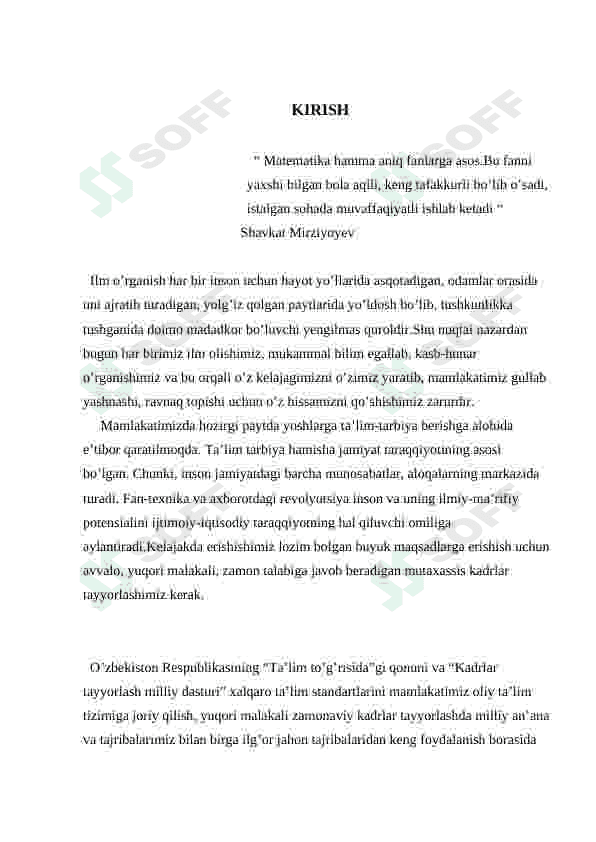 Parabola va uning kanonik tenglamasi, xossalari 3