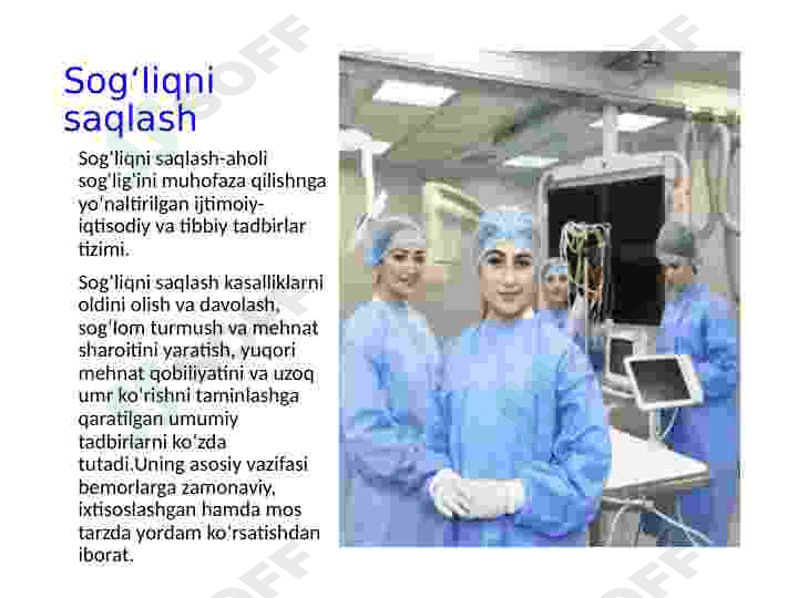 Sogʻliqni saqlash tadbirlari 3