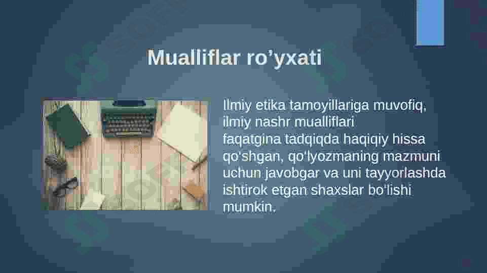 Maqolada  Mualliflar royxati annotatsiya, kalit so'zlarni shakllantirish 3