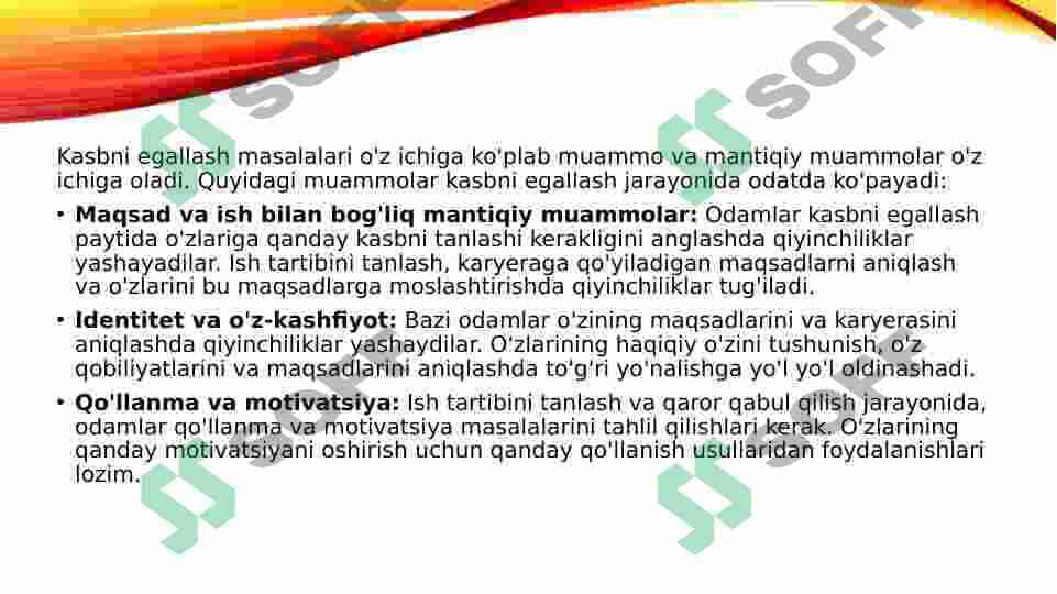 Temperament va kasbni egallash masalalari 3