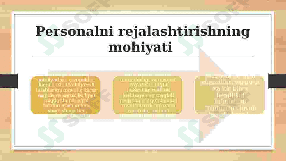 Personalni rejalashtirish: mohiyat, maqsad va vazifalar 3