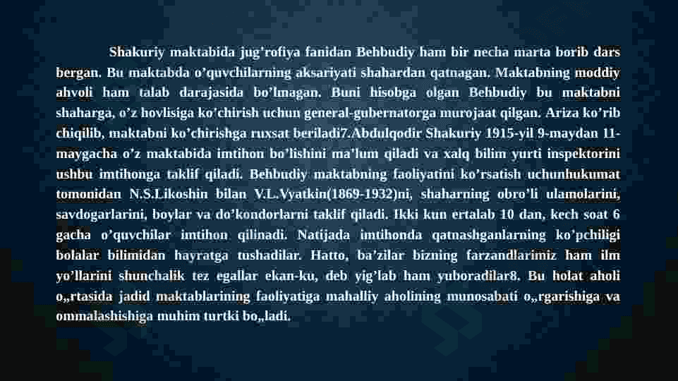 Abduqodir Shakuriy hayoti va ijodi 3