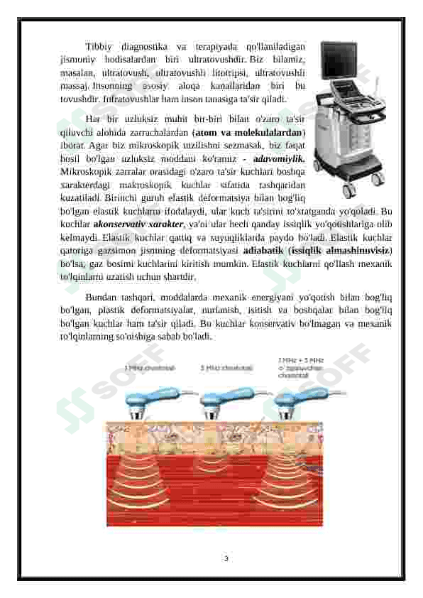 Mexanik to’lqinlarning organizmga ta’siri. 3