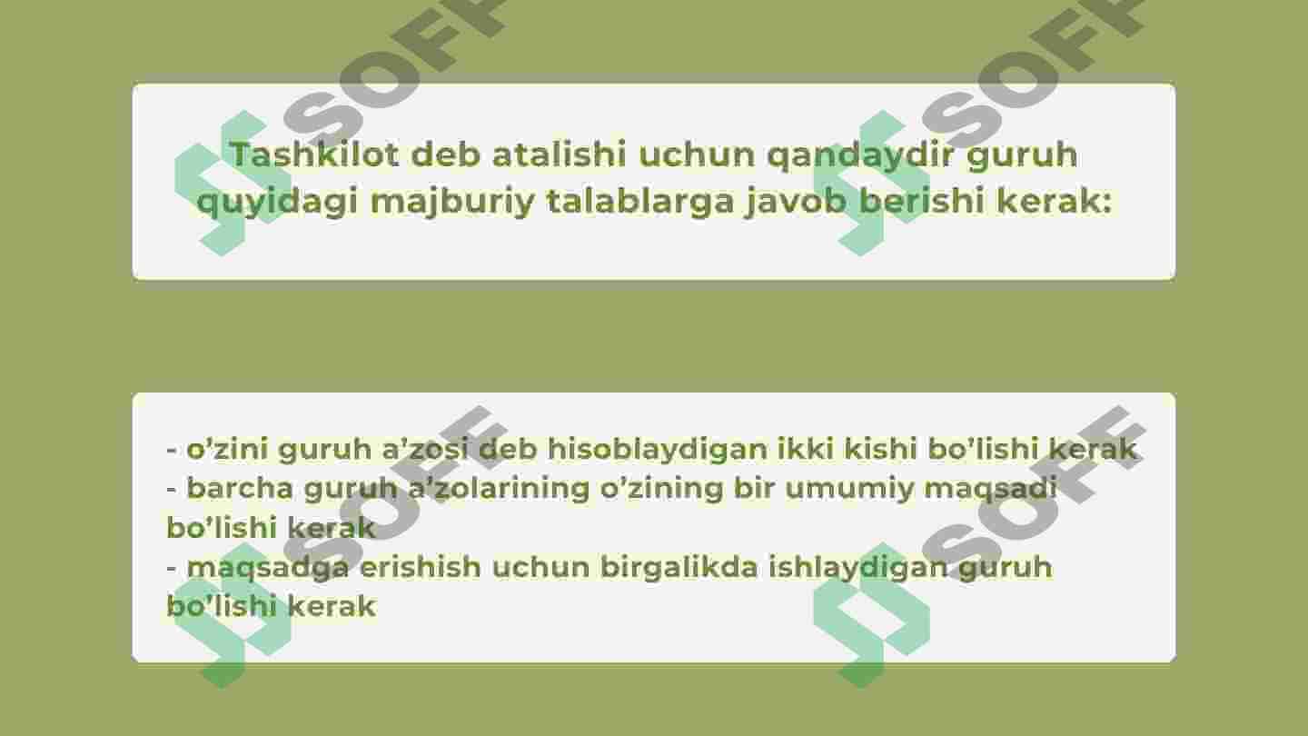 Tashkilotning ichki va tashqi muhiti 3