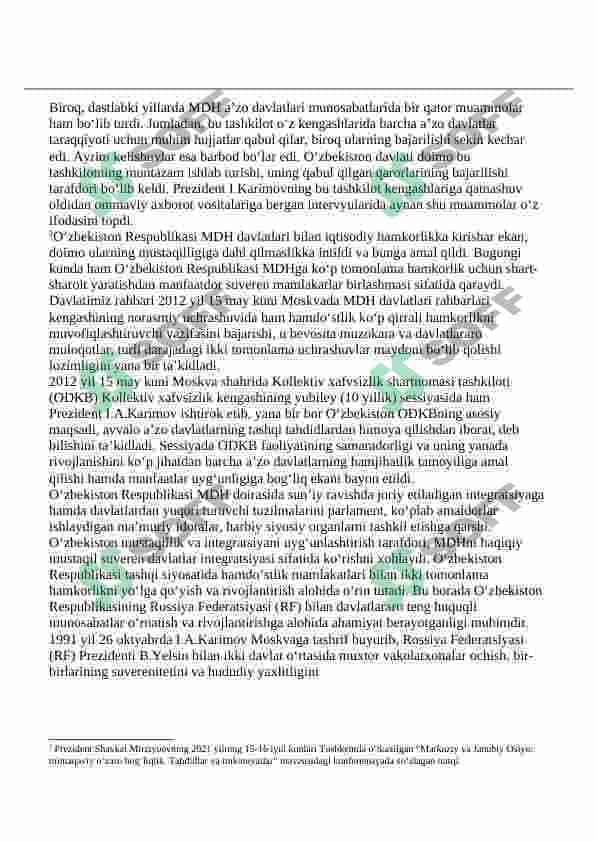 MDHNING TUZILISHI, «YAGONA IQTISODIY MAKON»: TASHKIL ETILISHI. 3