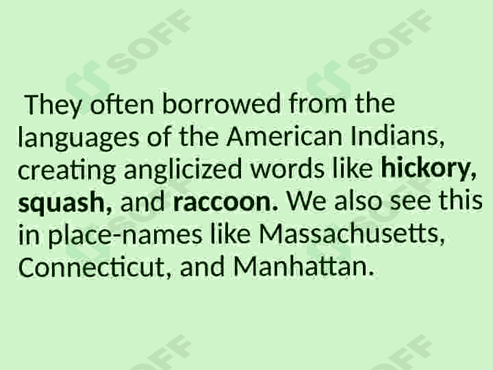 Spread of English in America 3