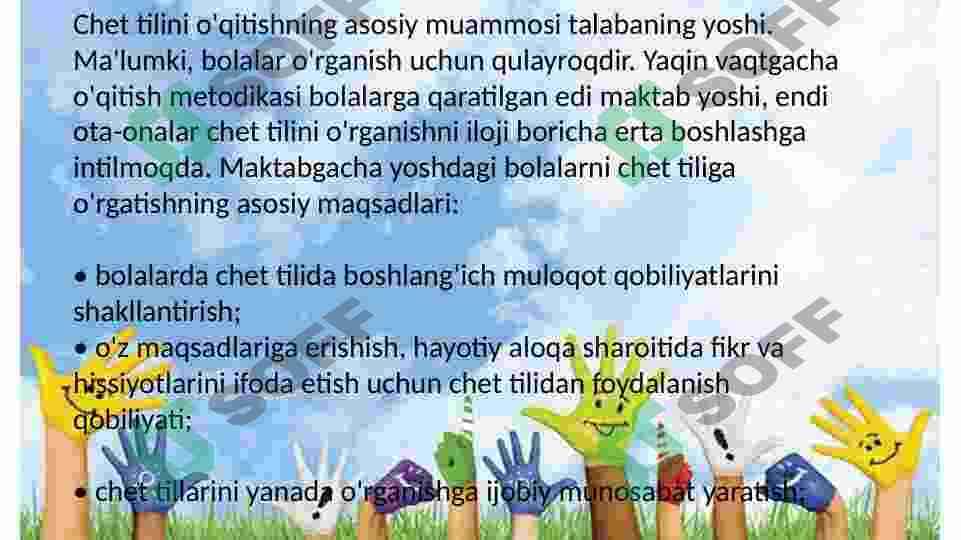 Bogʻcha yoshidagi bolalarga chet tilini oʻrgatishda zamonaviy yondashuvlar 3