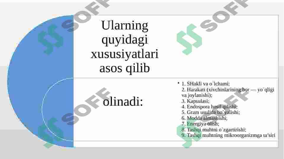 Mikroorganizmlar klassifkasi 3