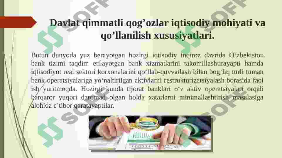 Qimmatli qog’ozlar bozor 3