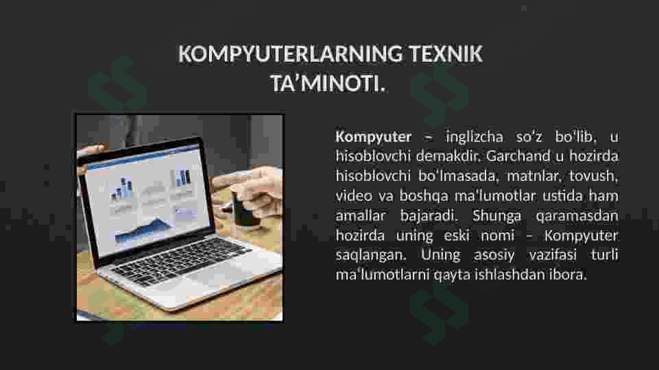 Kompyuterlarning dasturiy va texnik taqsimoti haqida tushuncha 3