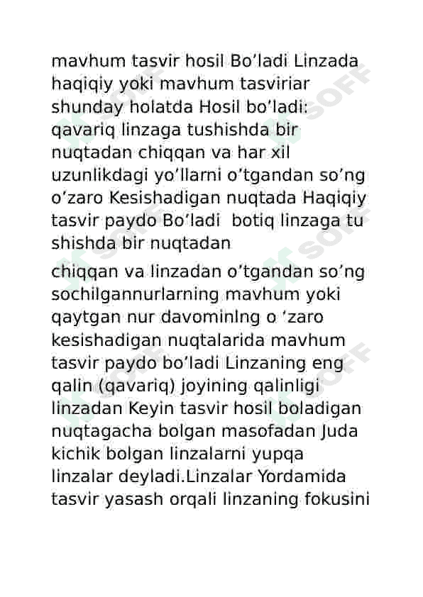Linzaning fokus masofasini aniqlash 3