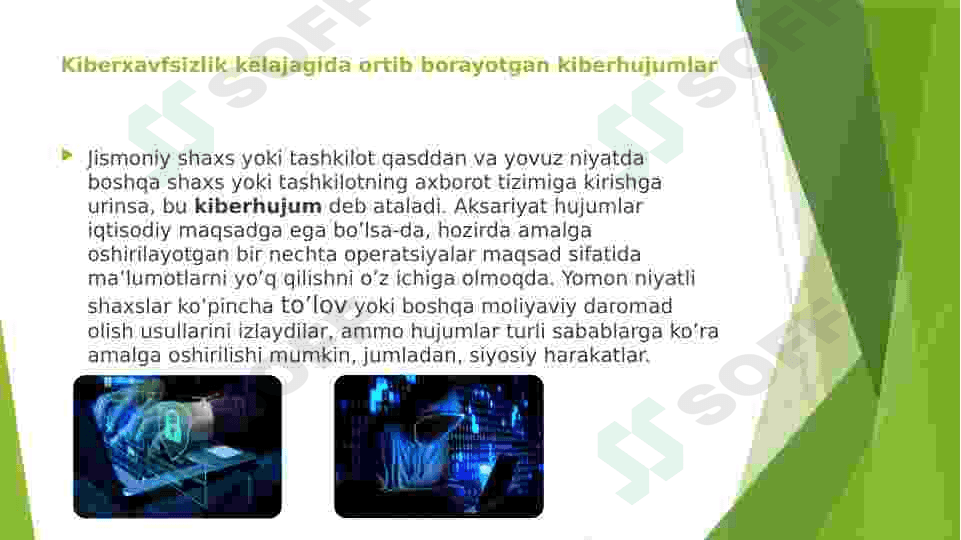 Kiberxafsizlik haqida to'liq taqdimot. 3