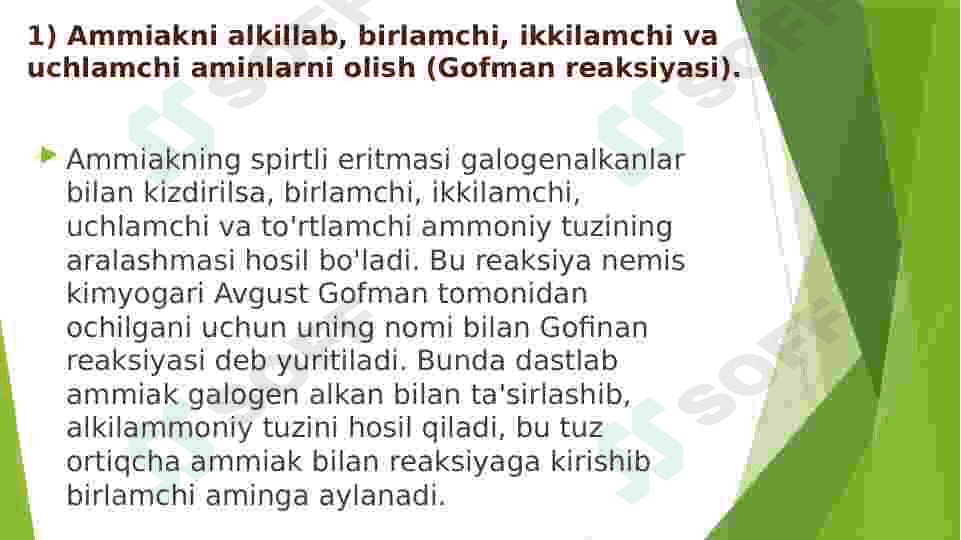 Аminlаrning оlinish usullаri. Diаminlаr – putrеsin, kаdаvеrin. Azobo`yoqlar. 3