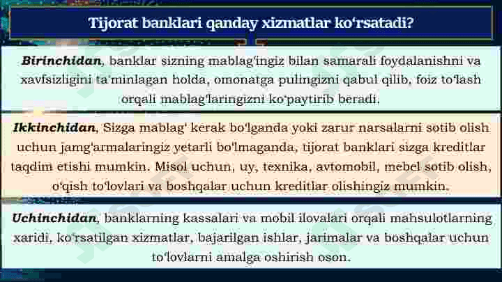 Tijorat banklarining paydo bo'lishi 4