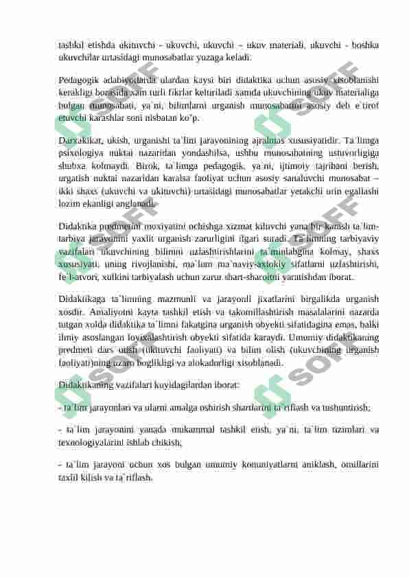 Didaktika–ta`limn nazariyasi sifatida ta`lim paradigmalari 4