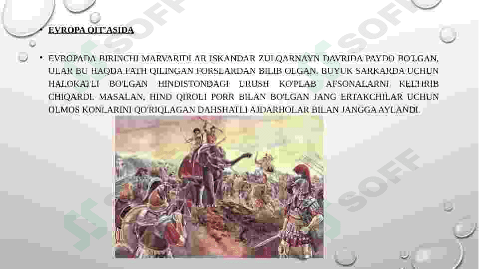 OLMOS TAVSIFI, XUSUSIYATLARI, TURLARI, QO'LLANILISHI 4
