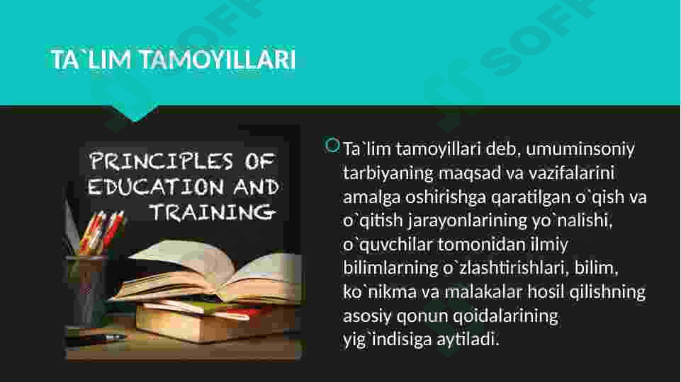 Ta'lim tamoyillari va qonuniyatlari 4