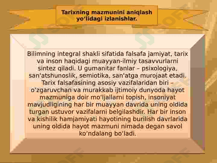 TARIX FALSAFASI VA FALSAFA TARIXI UYG‘UNLIGI 4