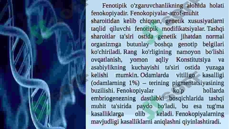 Irsiyatning oʻzgarishi 4