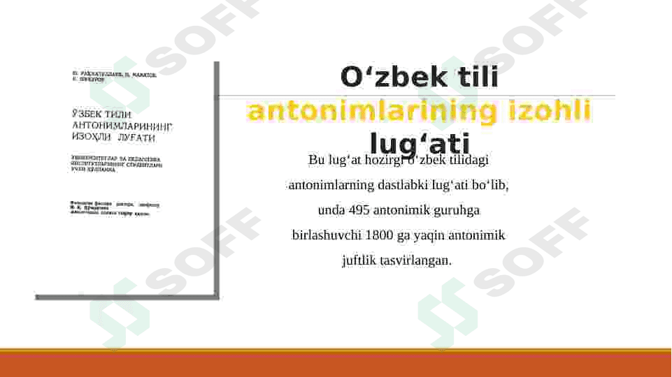 Paronimlar va antonimlar lug'ati 4