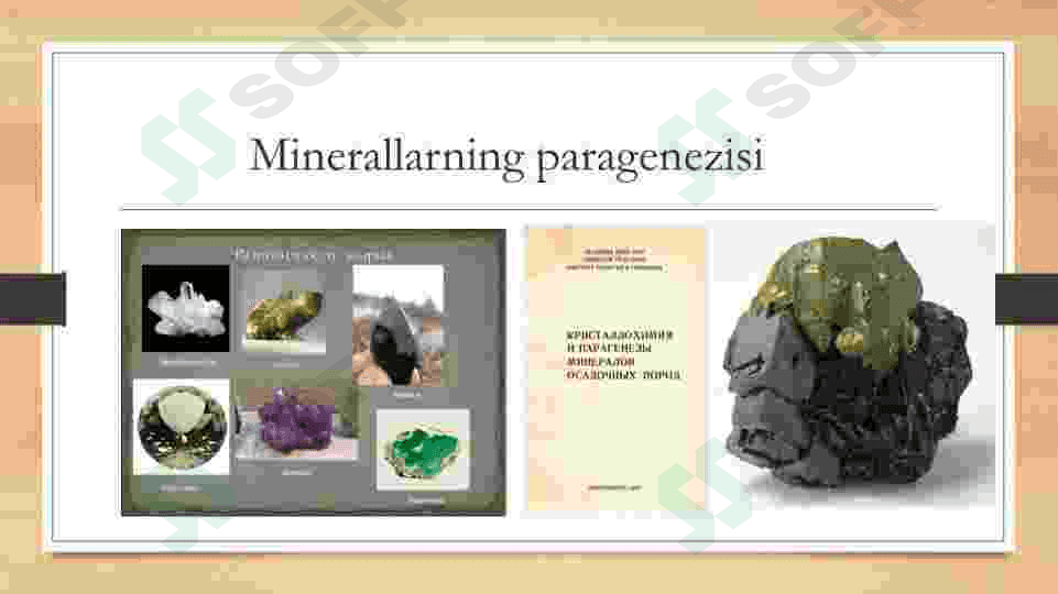 Minerallar paragenezi va minerallar assotsiatsiyasi 4