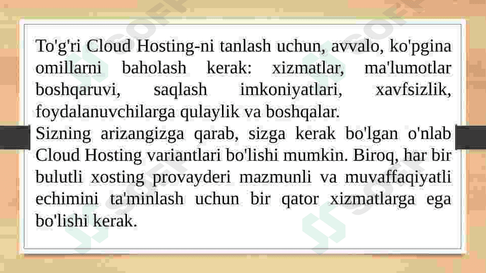 Bulutli hosting provayderi 4