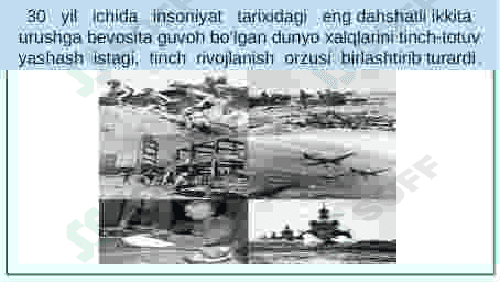 Ikkinchi jahon urushidan keyingi xalqaro munosabatlar. Sovuq urushning boshlanishi 4