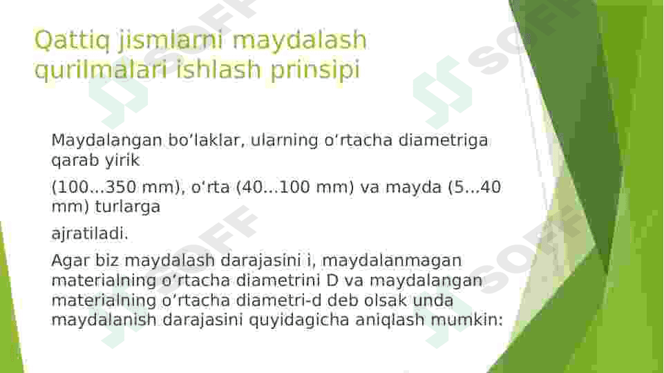 Qattiq jismlarni maydalash qurilmalari ishlash prinsipi 4