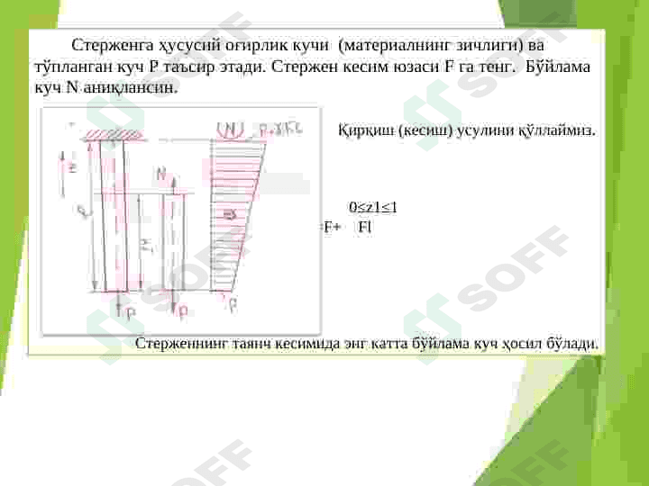 Cho’zilish yoki siqilishda kuchlanish va deformasiya 4