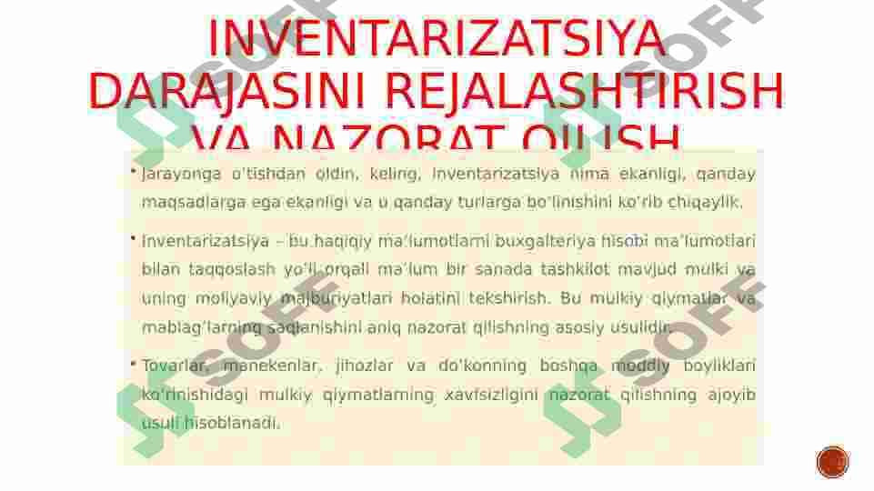 INVENTARIZATSIYA DARAJASINI REJALASHTIRISH 4