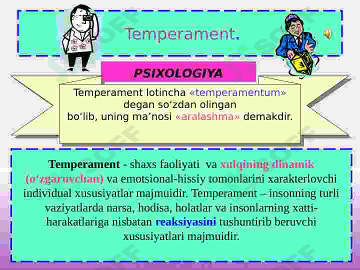 Temperament-shaxs tuzilmasi sifatida 4