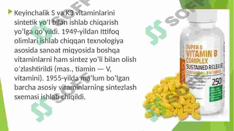 Sintetik vitaminlar 4