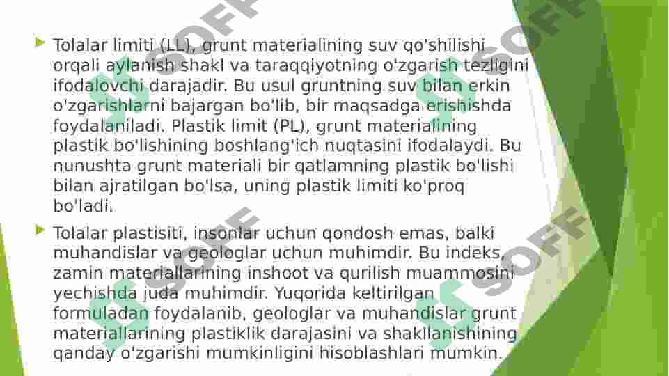 Gruntlarning reologik xossalari. 4