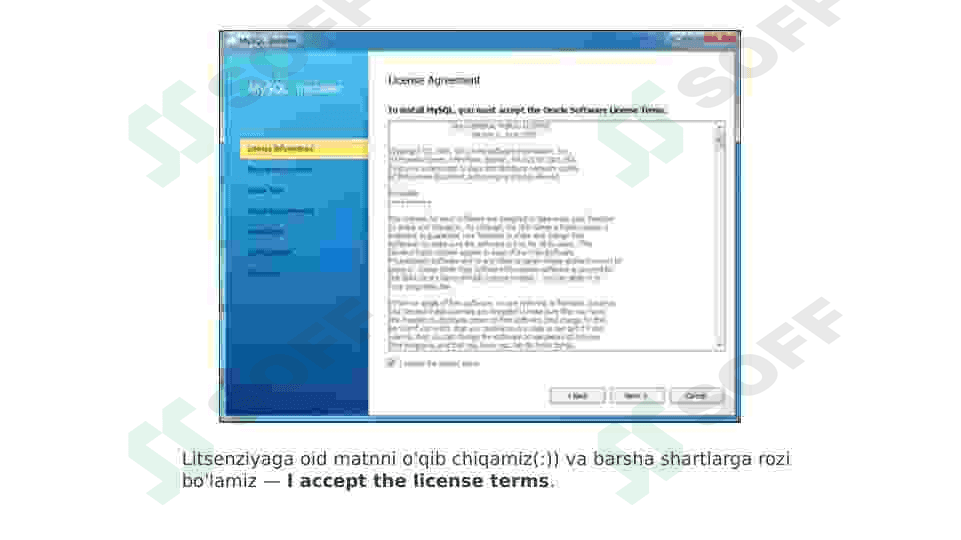 MySQL ma’lumotlar bazasini boshqarish 4