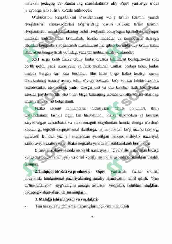 Fizika o'qitish metodikasi 4
